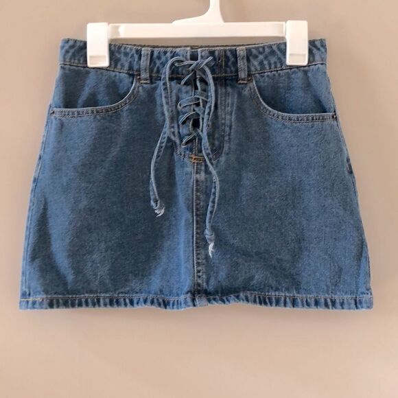 Forever 21 Dresses & Skirts - Forever 21 Jean Skirt Size 27
